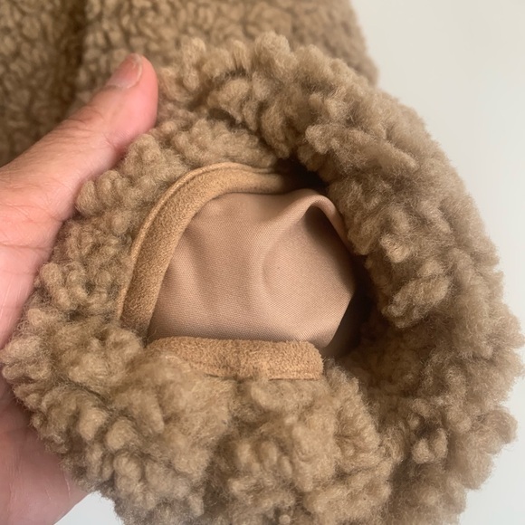 Dark caramel lamb feel jacket Ptp 22 1/2 - Picture 2 of 5